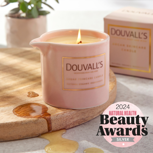 Argan Massage Candle - Vanilla Jasmin & Ginger 180g | Intensely Nourishing and Hydrating Body Treatment-0