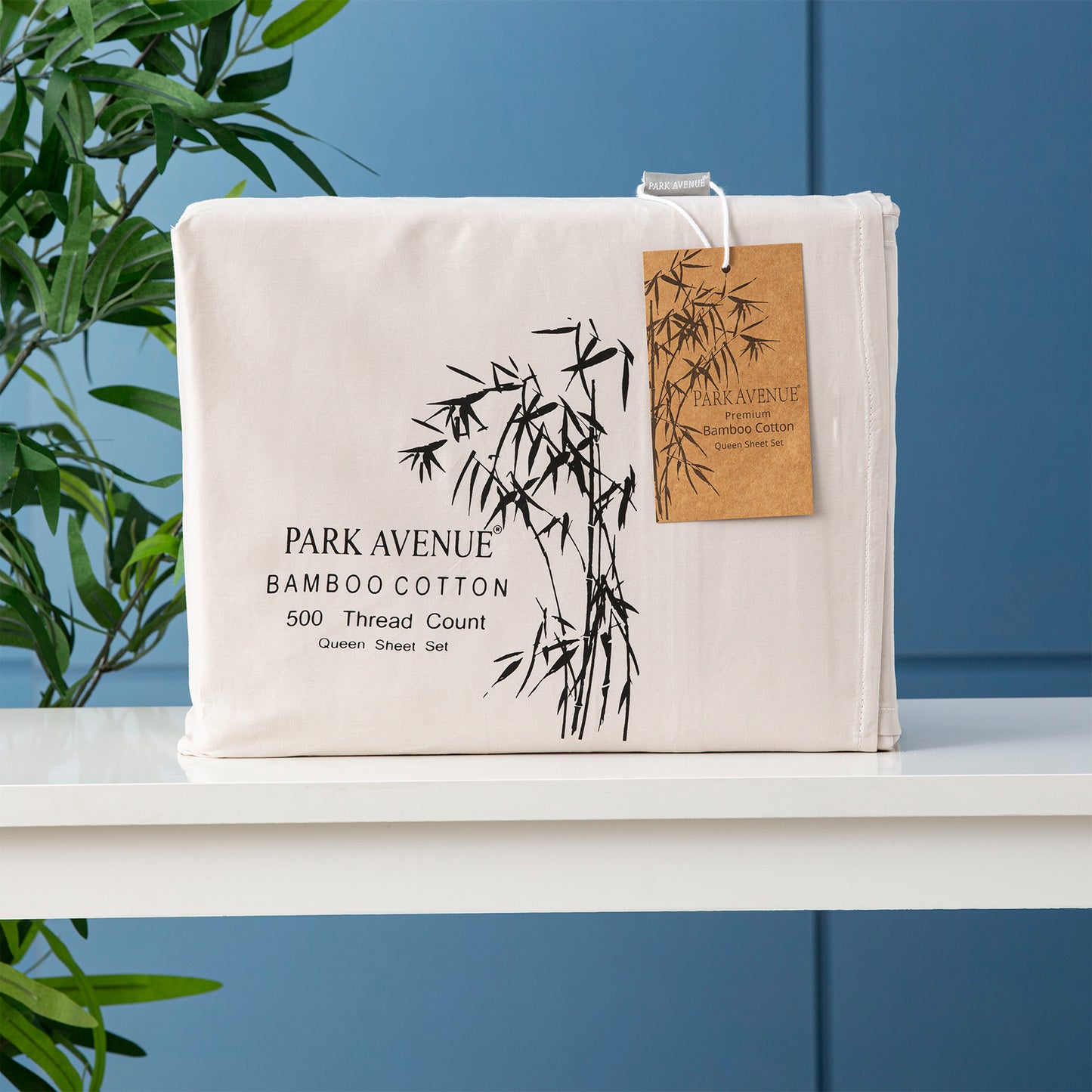 Park Avenue 500TC Bamboo Cotton Dove Split King Sheet Set