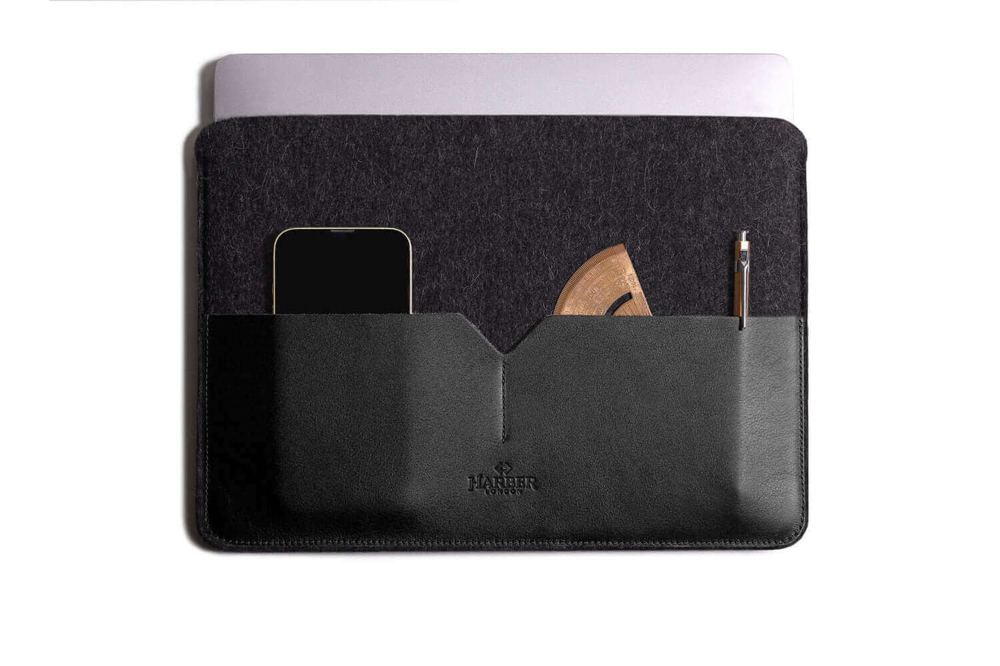 Black Edition – Leather MacBook Sleeve-4