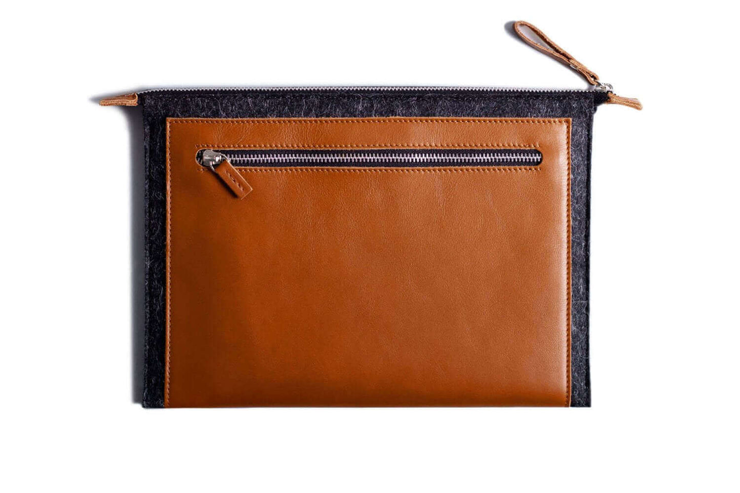 Folio Macbook Leather & Felt Sleeve-3