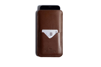 Slim Leather Smartphone Sleeve Case-6