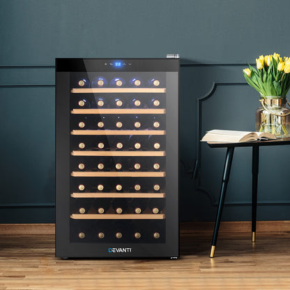 Devanti Wine Fridge Cooler | 51 Bottle Capacity