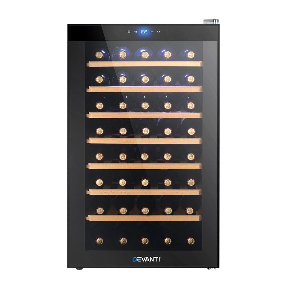 Devanti Wine Fridge Cooler | 51 Bottle Capacity