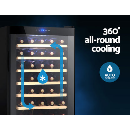 Devanti Wine Fridge Cooler | 51 Bottle Capacity