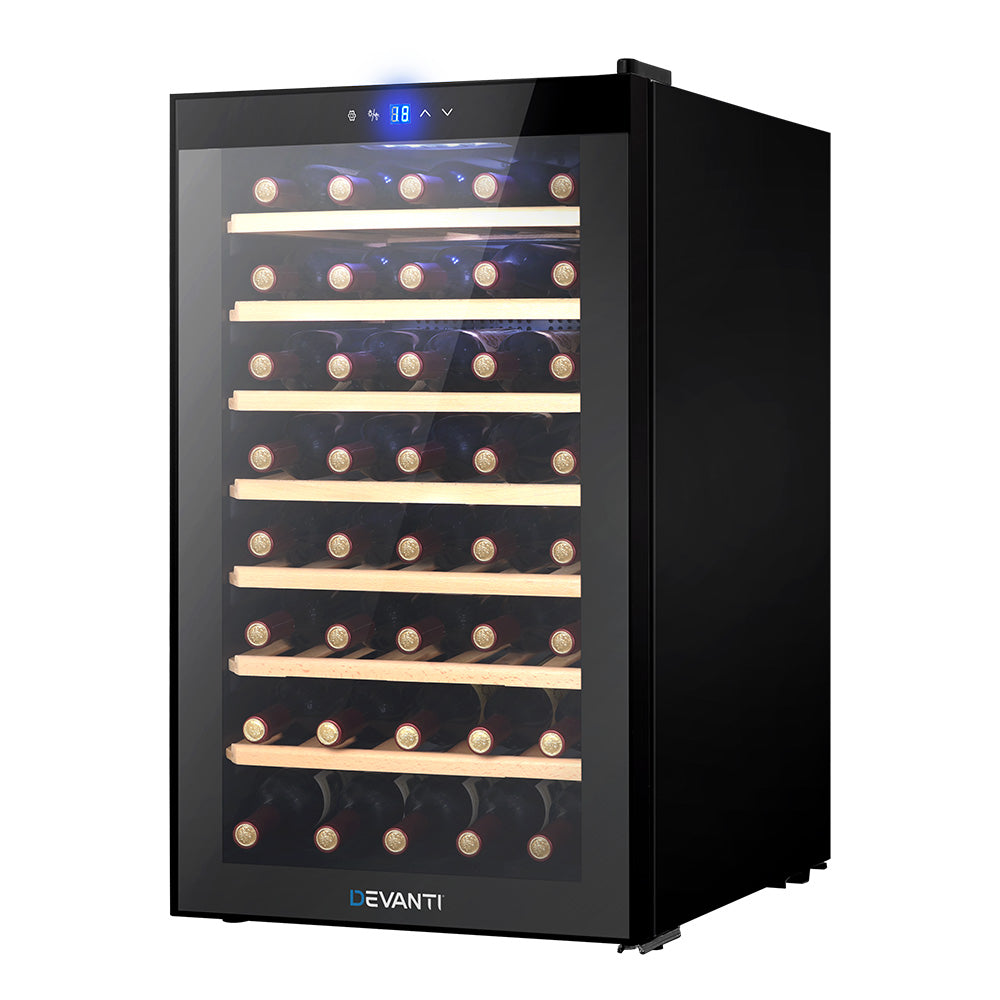 Devanti Wine Fridge Cooler | 51 Bottle Capacity