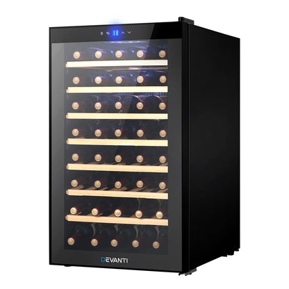 Devanti Wine Fridge Cooler | 51 Bottle Capacity
